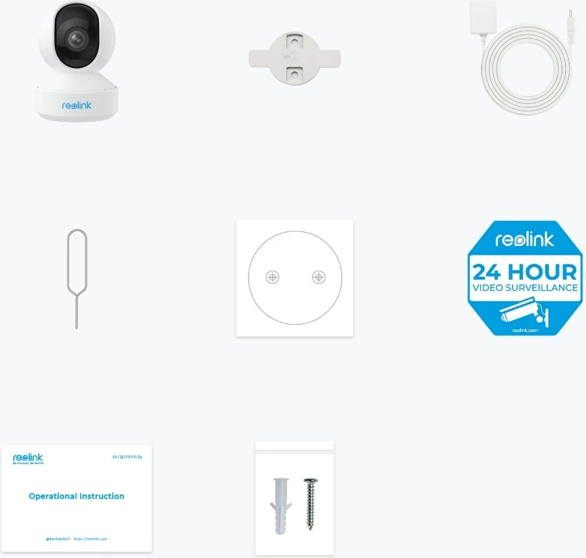 Kamerë Wi-Fi e brendshme Reolink E Series E340, 5MP, Pan & Tilt, 3X Zoom Optik, Detektim Person/Pet, Auto Tracking