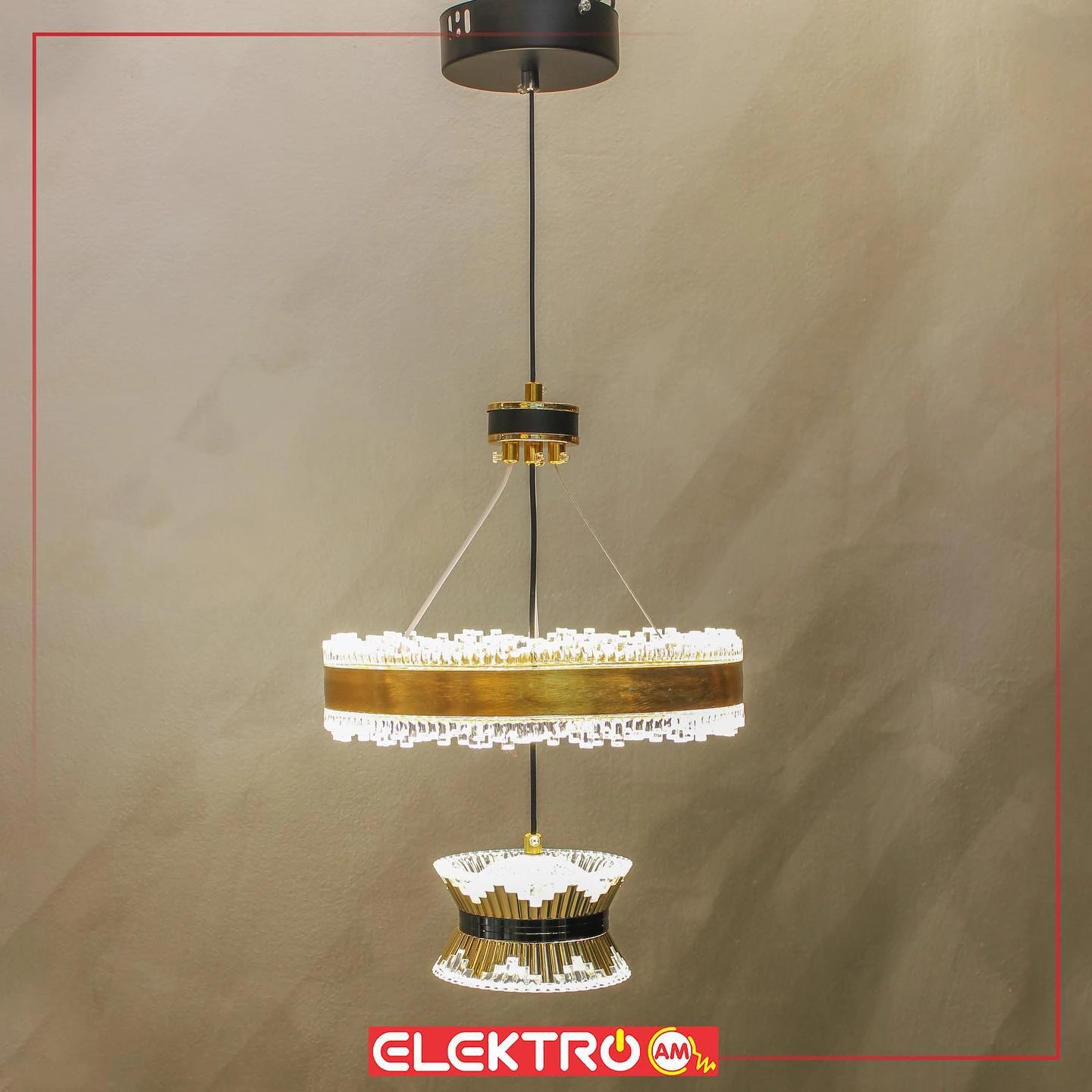 Abazhur LED i varur 8126/1 GD