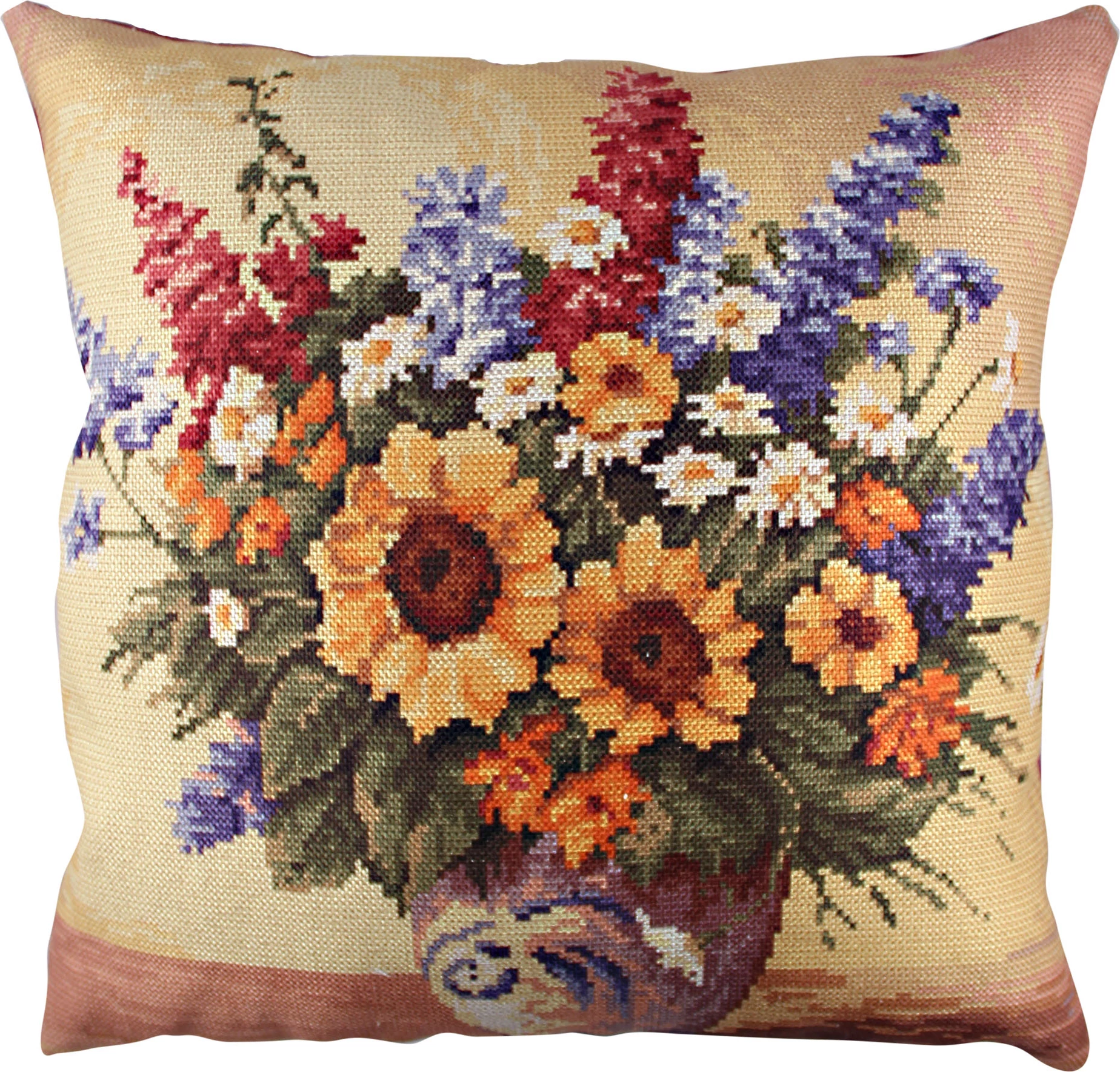 Jastëk Aberto Design, A10959, shumëngjyrësh, 43x43cm