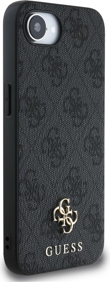 Mbështjellës Guess 4G Small 4G and Classic MagSafe për iPhone 16e, i zi