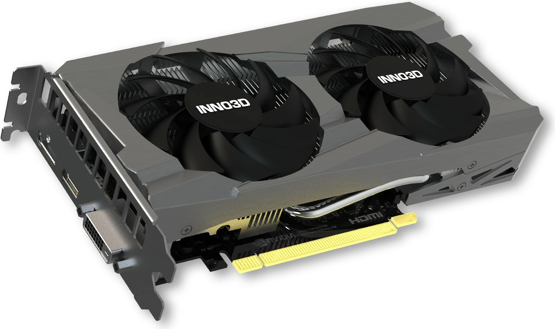 Kartelë grafike Inno3D GeForce RTX 3050 Twin X2 OC, 8 GB, GDDR6, 128 bit, e bardhë