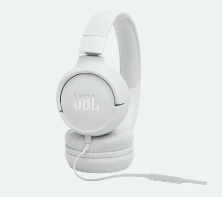 Kufje JBL Tune 520C me kabllo USB-C, Hi-Res, mikrofon/remote, të bardha