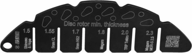 Vegël për matje të konsumit të diskave të frenave UNIOR, për biçikletë