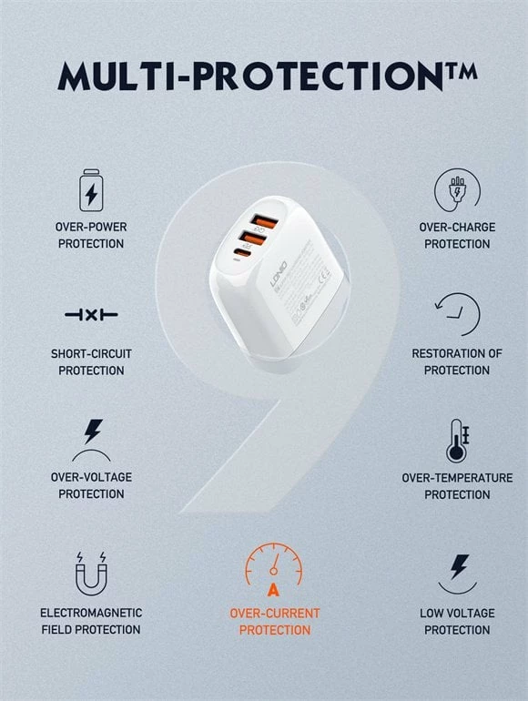 Karikues LDNIO A3511Q (Bardhë)
