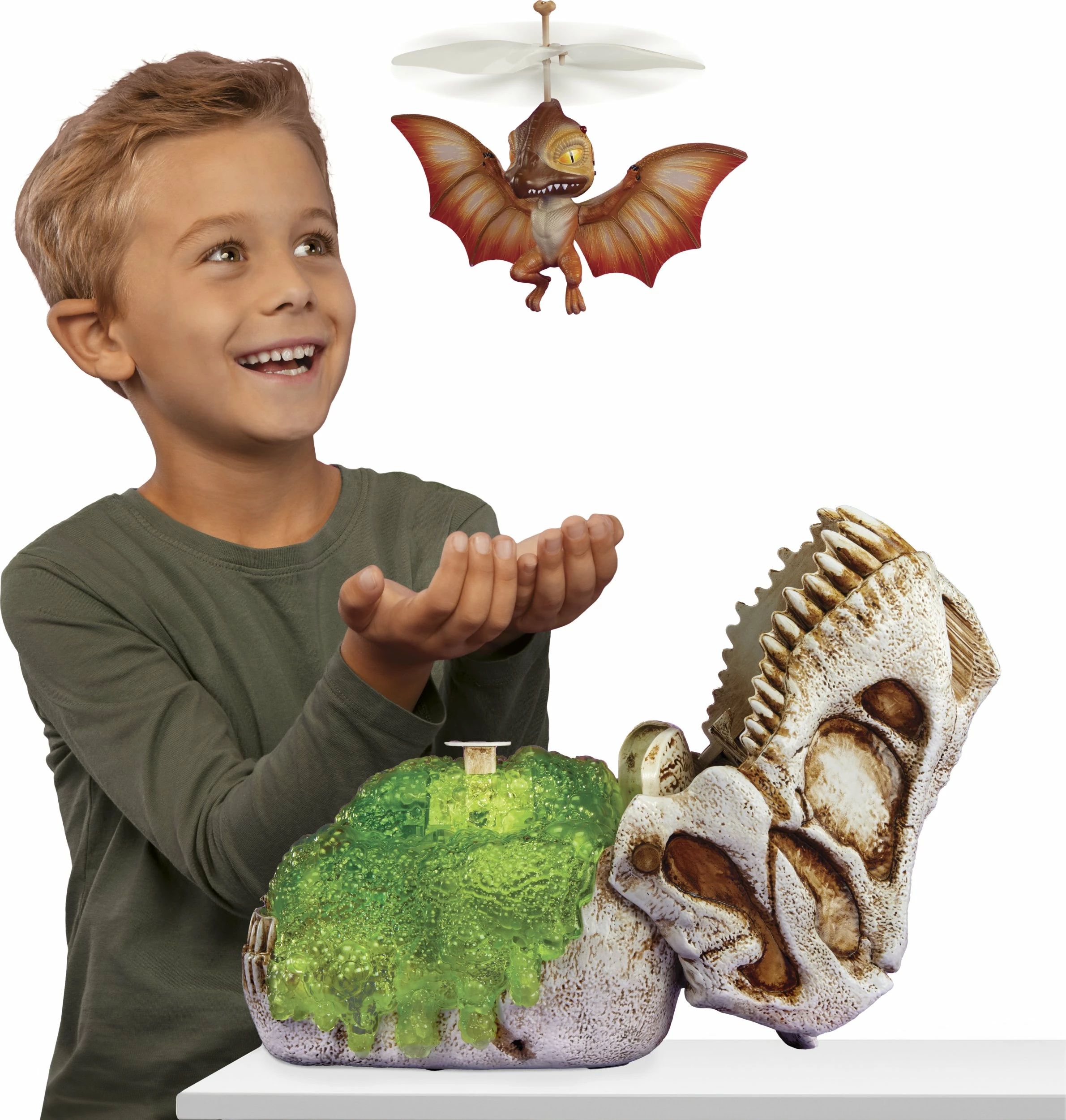 Lodër interaktive dinosaur MGA Gross-a-Saurus Flying Style 3, gri