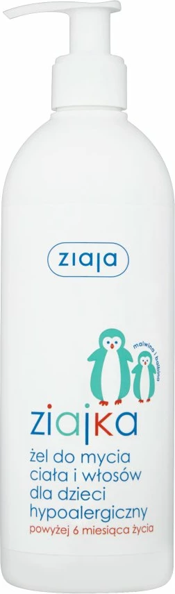 Xhel për trup dhe flokë për fëmijë Ziaja Ziajka, 400ml