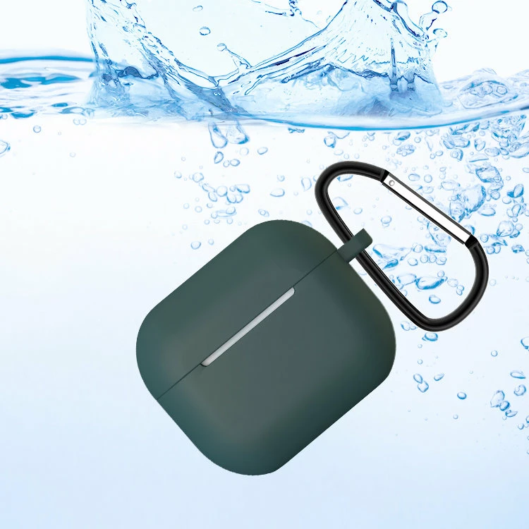 Mbështjellës Hurtel për AirPods 3 me karabiner, silikon, rozë