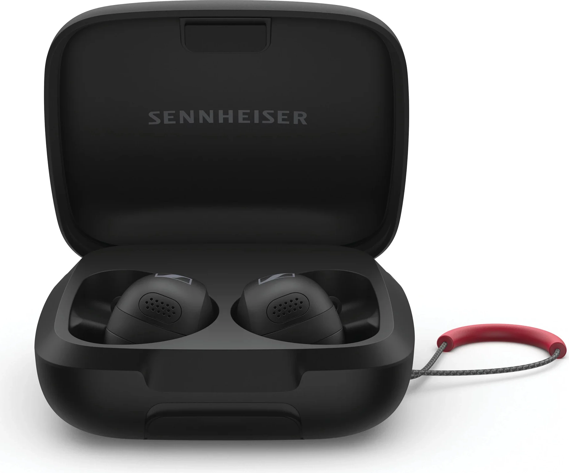 Kufje Sennheiser MOMENTUM Sport TW Bluetooth 5.2 TWS me ANC dhe matje pulsi/temperature, të zeza