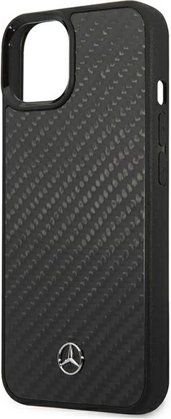 Mbështjellës Mercedes MEHCP13SRCABK për iPhone 13 mini 5.4", karbon, zi