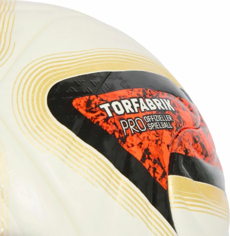 Top futbolli adidas Bundesliga 26/27 Torfabrik Pro KG6037, i bardhë-portokalli-ari [Madhësia: 5]