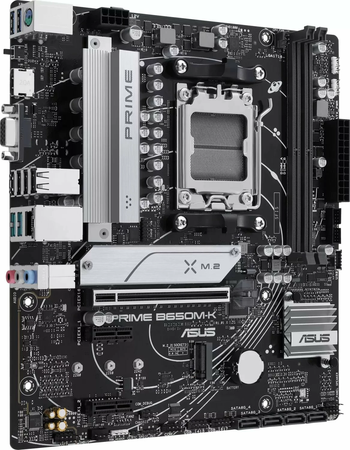 Pllakë amë Asus PRIME B650M-K Micro ATX AM5 DDR5