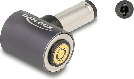Adapter karikimi laptopi DeLOCK Samsung 5.5 x 3.0 mm në konektor magnetik 8-pin, 20V 3A, i hirtë
