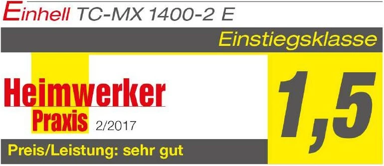 Mikser llaçi dhe boje Einhell TC-MX 1400-2 E, 1400W, i kuq