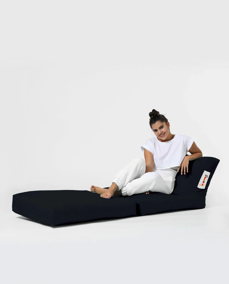 Puf për kopsht, Atelier del Sofa, Siesta Sofa Bed, ngjyrë e zezë