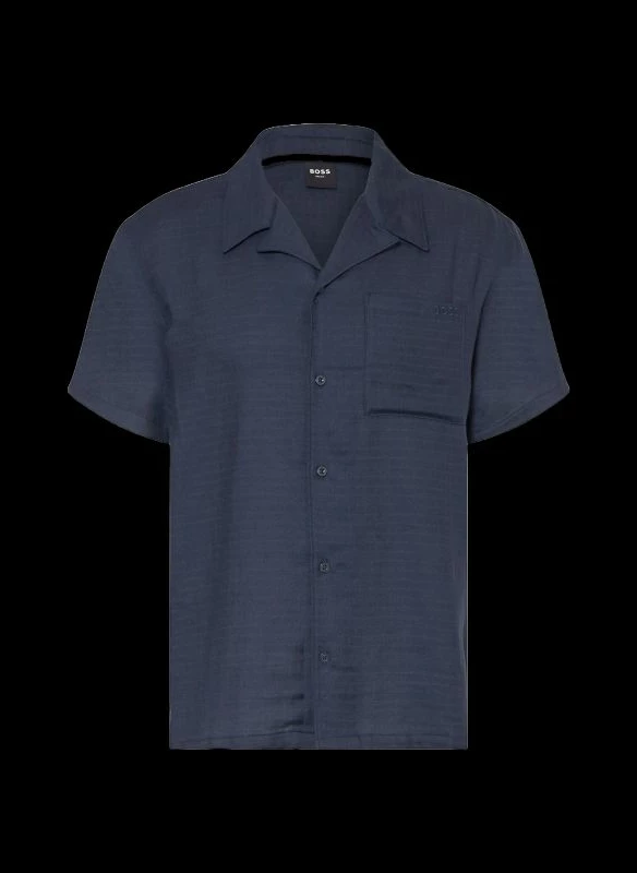 Këmishë plazhi Boss, blu