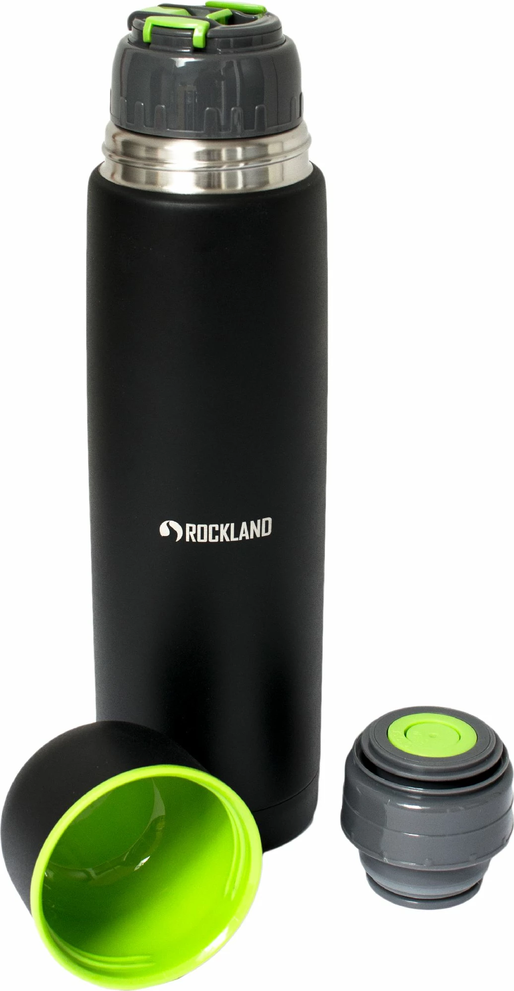 Termos udhëtimi Rockland Astro 1 L, çelik inox, 24 h ruajtje temperature, 2 kapakë, i zi