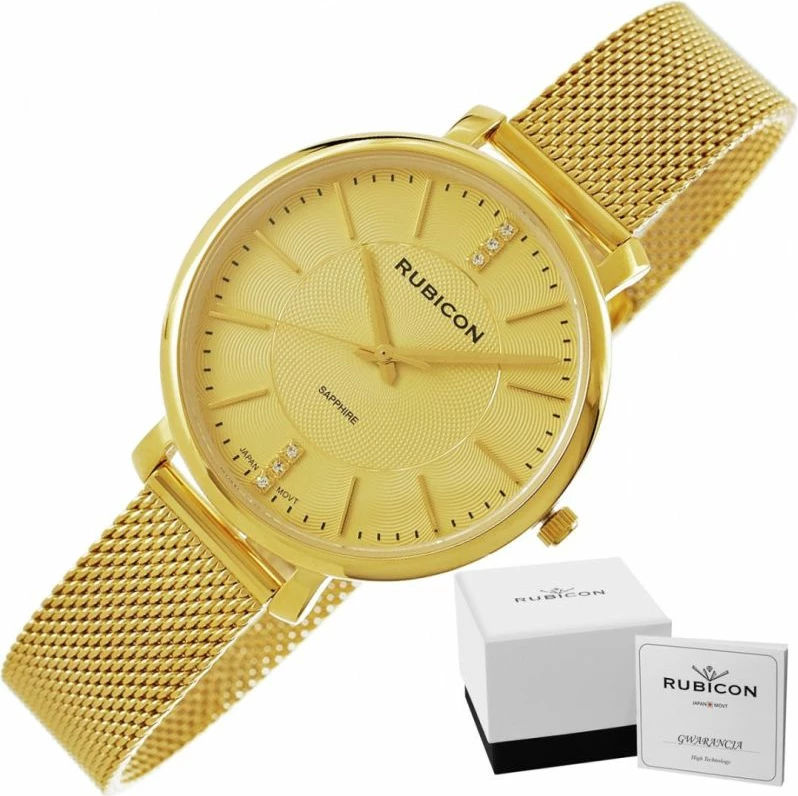 Orë dore për femra RUBICON, ari