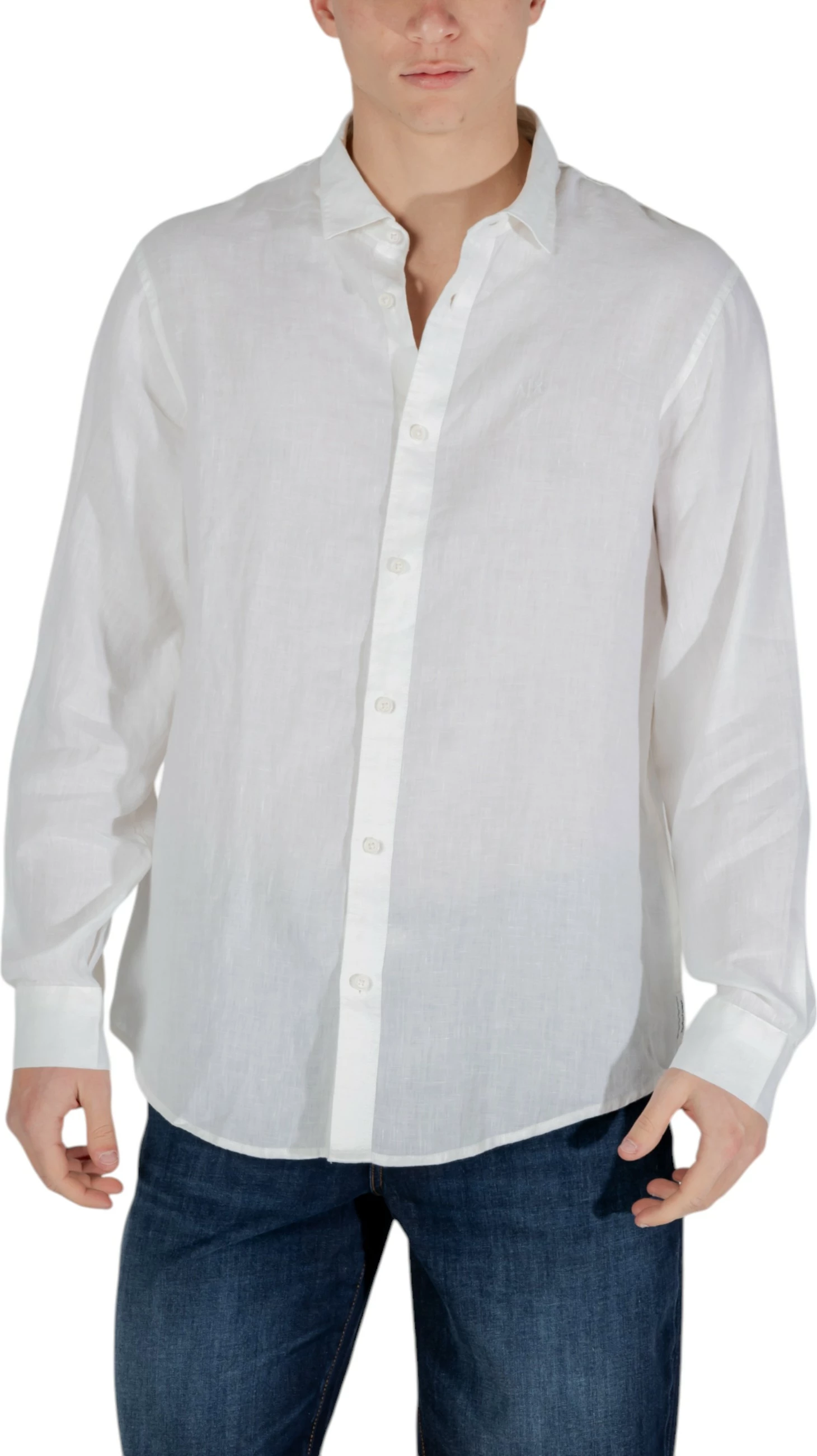 Këmishë për meshkuj Armani Exchange XM001221 AF14619, e bardhë