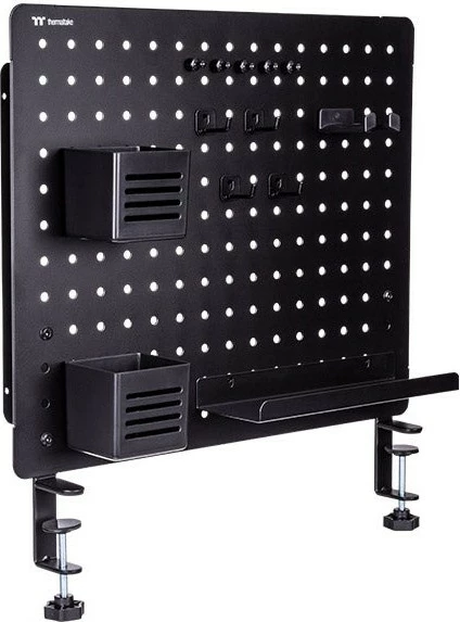 Panel organizues Thermaltake Gaming Desk Pegboard Large, çelik, i zi