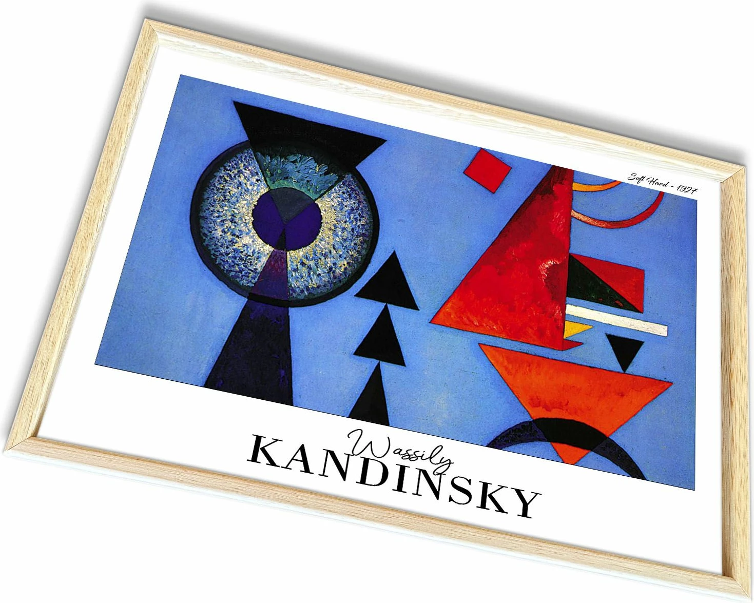 Pikturë dekorative me kornizë, Wallity, 4262AHSKANDINSKY-029, shumëngjyrëshe, 42x62cm