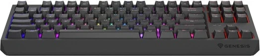 Tastierë mekanike Genesis Thor 230 TKL, pa kabllo, RGB, Outemu Silent Lemon, e zezë