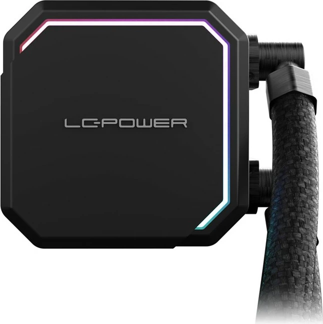 Ftohës uji all-in-one LC-Power LC-CC-280-B, 2x140mm, RGB, i zi