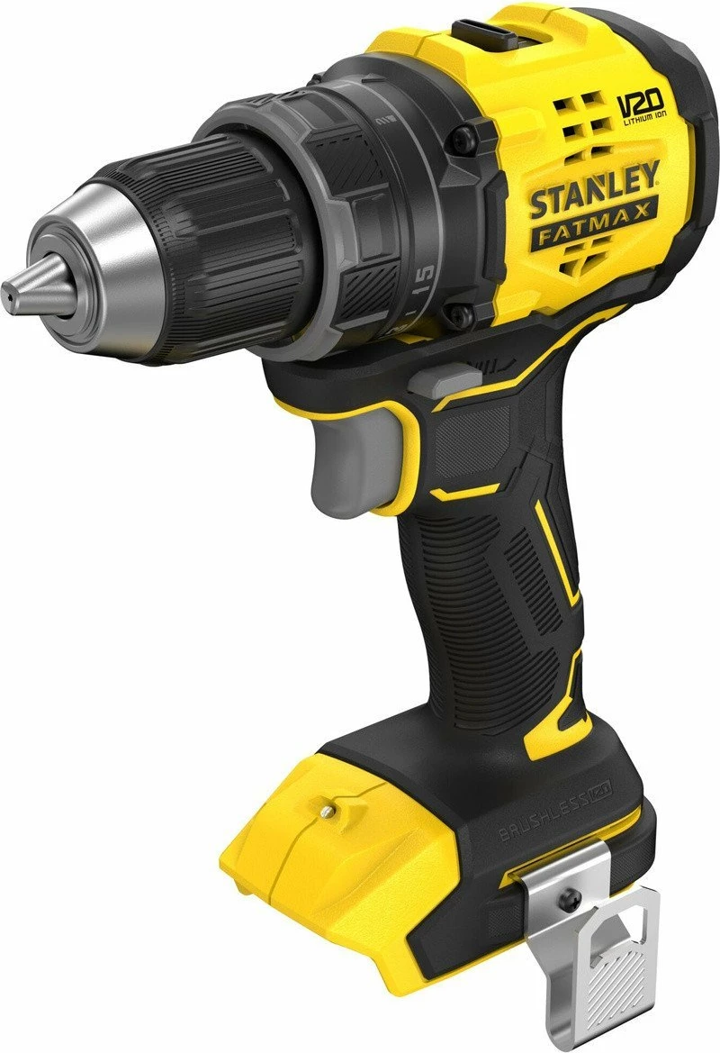 Bormashinë akumulatorike Stanley Fatmax SFMCD714D2T-QW 18 V, 2x 2 Ah, brushless, 60 Nm, 13 mm, me karikues dhe valixhe
