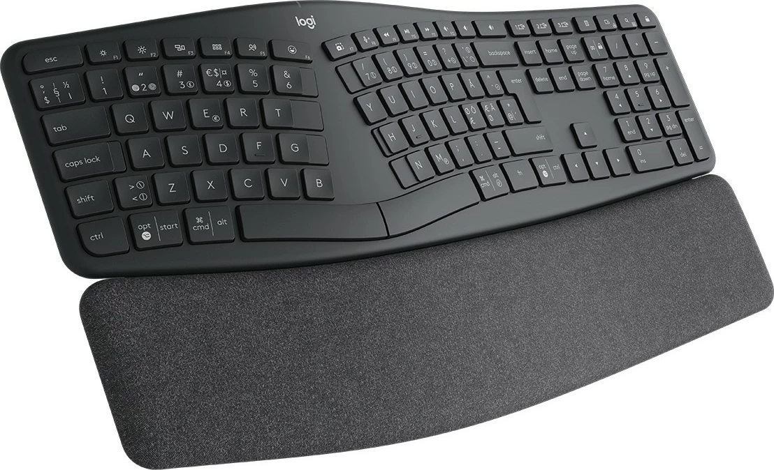 Kasë Logitech ERGO K860 for Business, wireless, Nordic, grafit