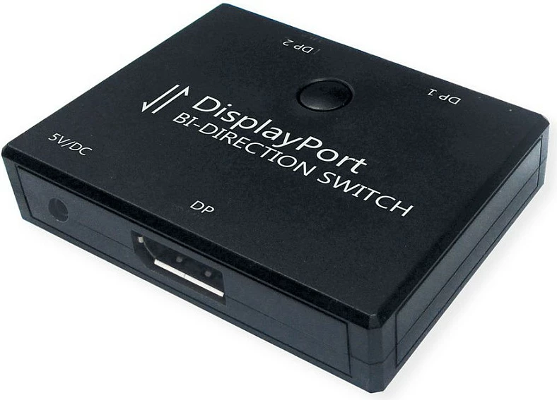 Switch DisplayPort VALUE 14.99.3587, bidireksional 2xDP, 4K@60Hz, i zi
