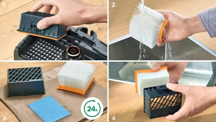 Fshesë me korent Bosch Serie 4 BGB41HYG1H, 600 W, me qese, e bardhë