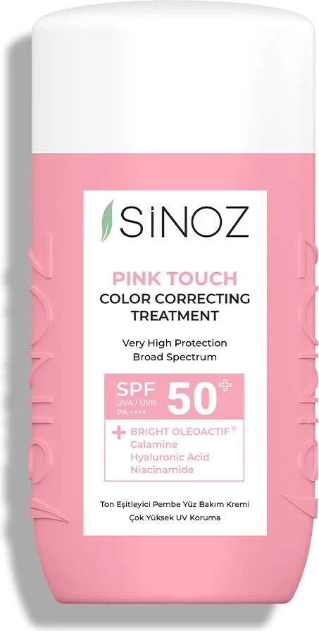 Krem kunder diellit Pink Touch Color Correcting Treatment SPF 50+