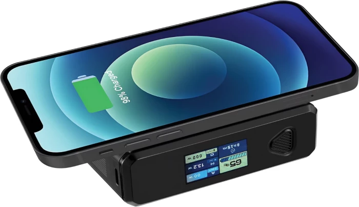 Powerbank Sandberg Travel 421-25 20000mAh PD100W me karikim pa kabllo, e zezë