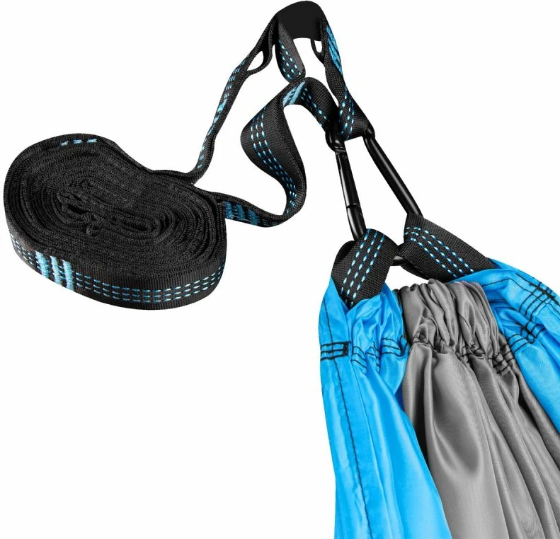 Hammock turistik për meshkuj, femra dhe fëmijë Spokey AIR ROCKER, blu dhe gri