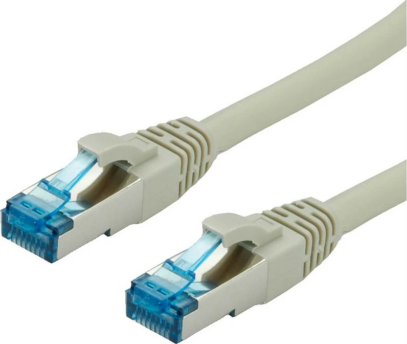 Kabllo rrjeti VALUE 21.99.0859, Cat6a S/FTP, RJ-45 në RJ-45, 0.15 m, gri