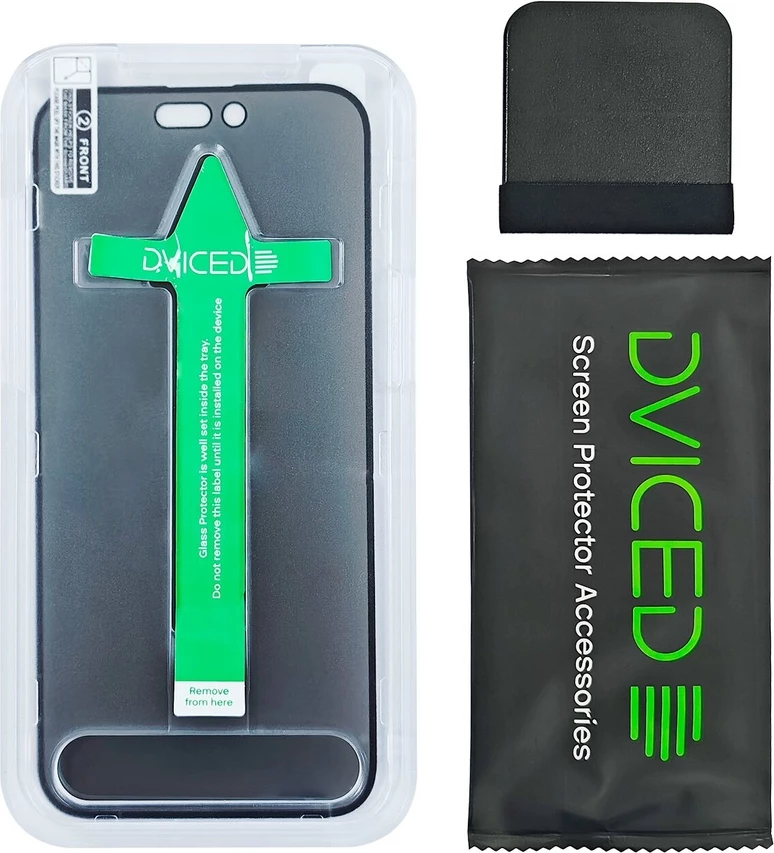 Dviced privacy tempered glass screen protector edge to edge for iPhone 16 Plus