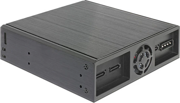 Rack mobil për HDD/SSD DeLOCK 47230, 5.25", SATA III, hot-swap, i zi