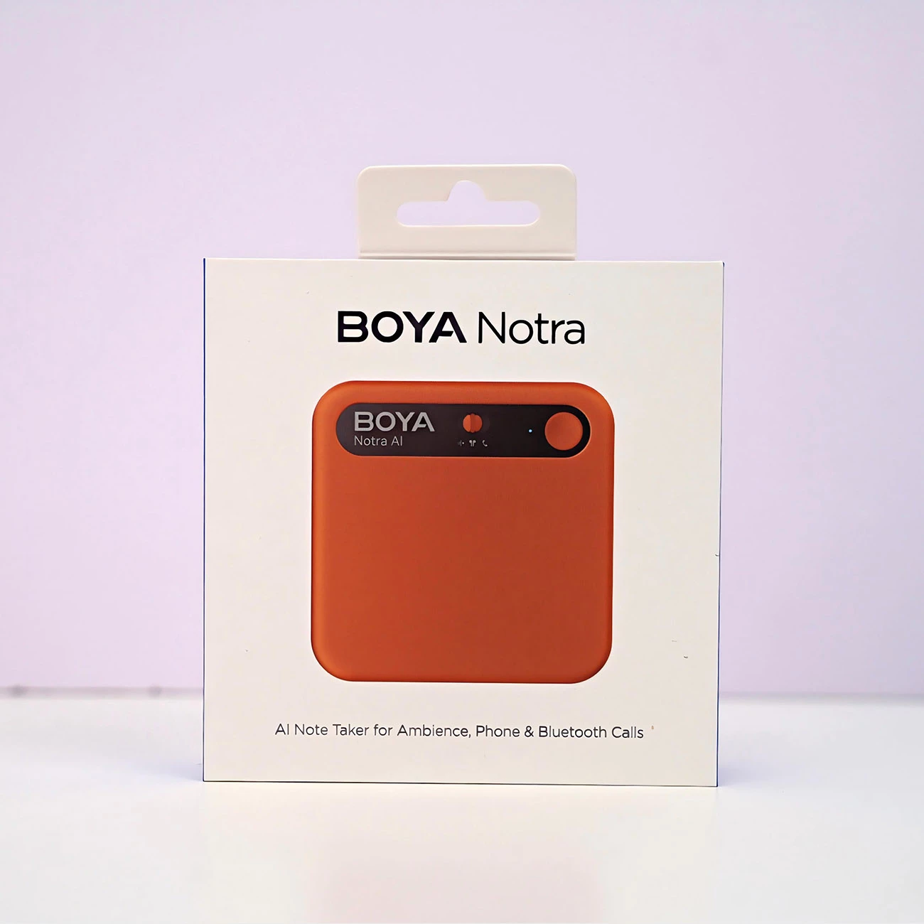 Regjistrues zëri BOYA Notra AI, 64GB, Bluetooth/USB-C, MagSafe, portokalli