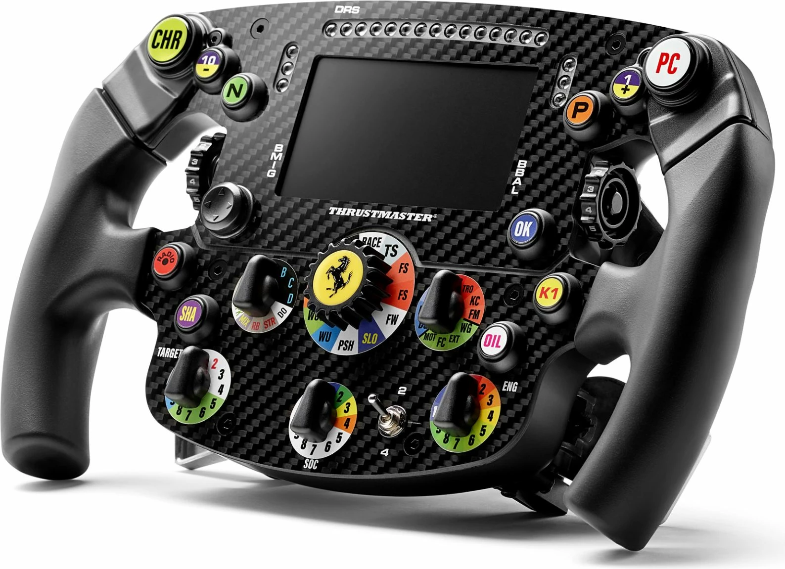 Timon garash, Thrustmaster Ferrari SF-25 Formula Wheel Add-On, ekran LCD 109 mm, kompatibil PS4/PS5/PC