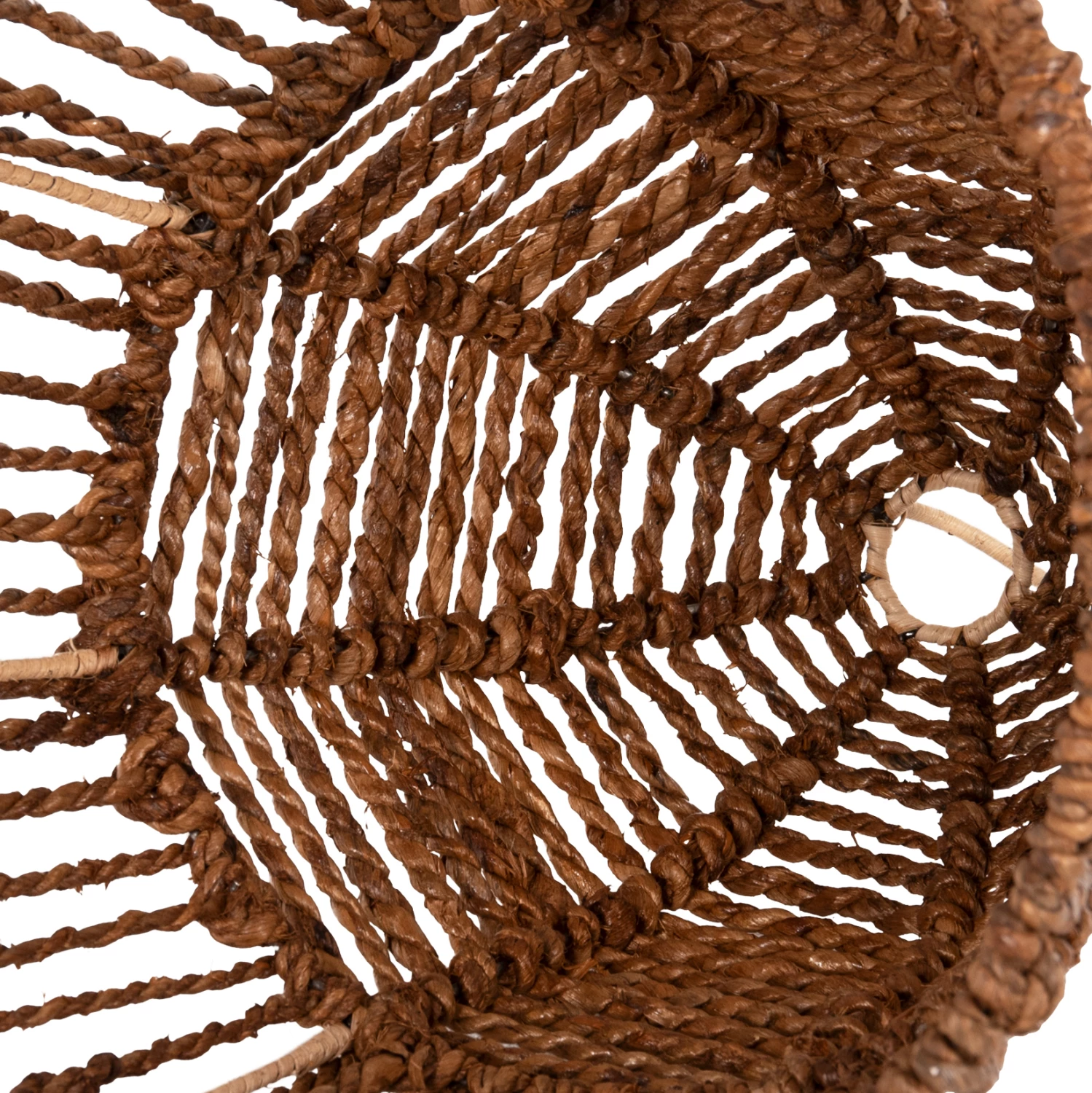 Llambë tavani varëse, fibra banane të thata, ngjyrë kafe, FH7859, 61x61-156cm