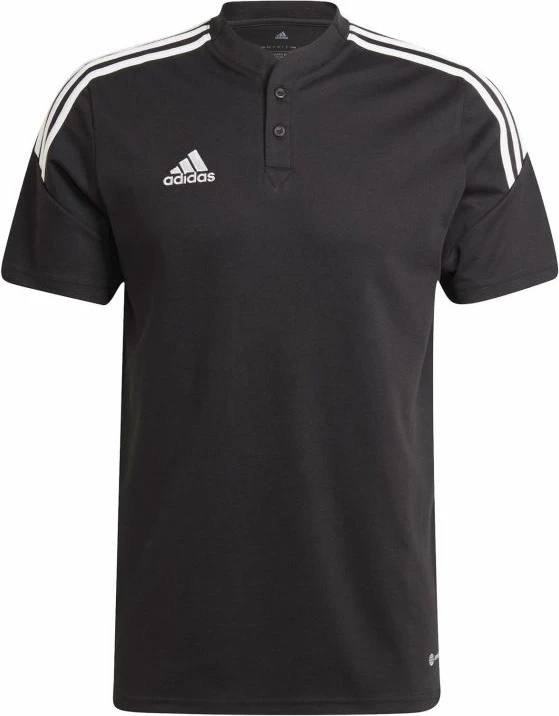 Fanellë polo për fëmijë adidas, e zezë