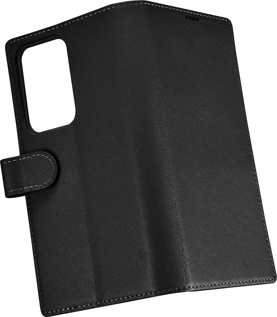 Mbështjellës iCarer Haitang Wallet për Samsung Galaxy S23 Ultra, lëkurë, i zi