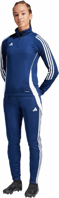 Pantallona sportive për femra adidas, blu marine