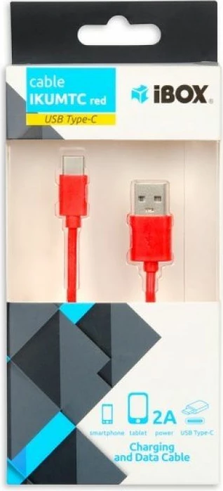 kabëll USB-C iBox, i kuq