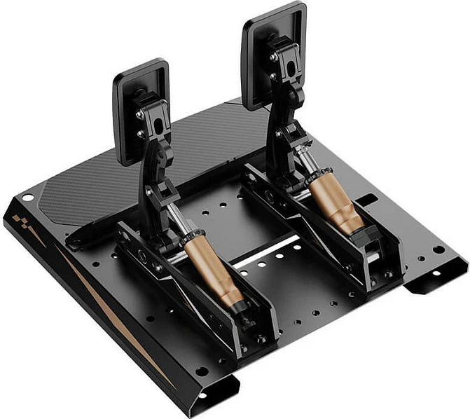 Pedale sim racing Moza Racing CRP2 RS066, set gaz/fren, të zeza