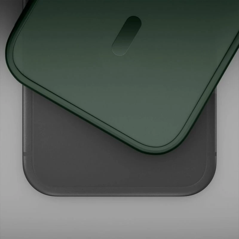 Maskë telefoni 3mk Smoke MagCase për iPhone 16, e gjelbër