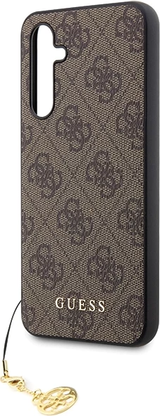 Mbështjellës Guess GUHCS23FEGF4GBR për Samsung Galaxy S23 FE, 4G Charms, kafe