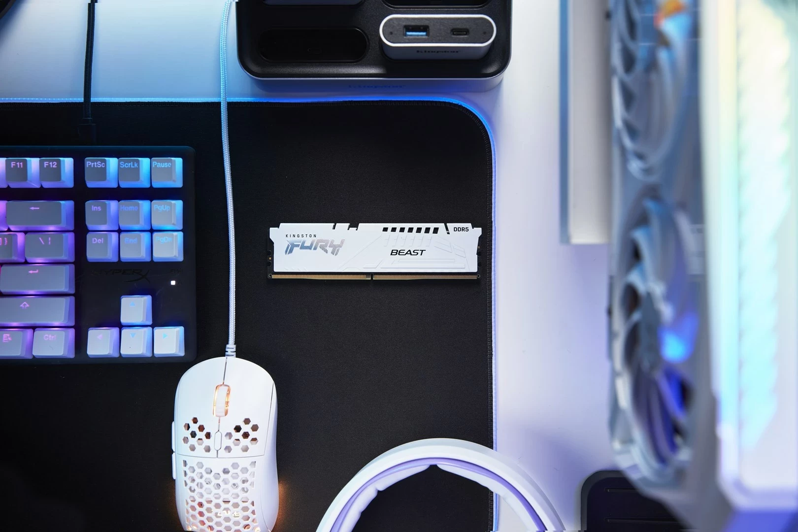 RAM Memorje Kingston FURY Beast 16GB 6000MT/s DDR5 CL36 DIMM e bardhë