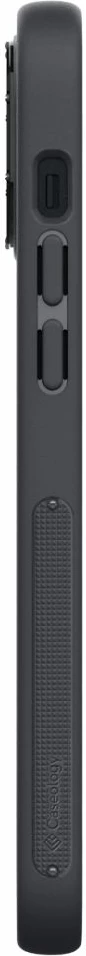 Mbështjellës Spigen Caseology Skyfall për iPhone 14 Plus, Slim, transparent, MIL-STD 810G, mat e zezë, 1 copë