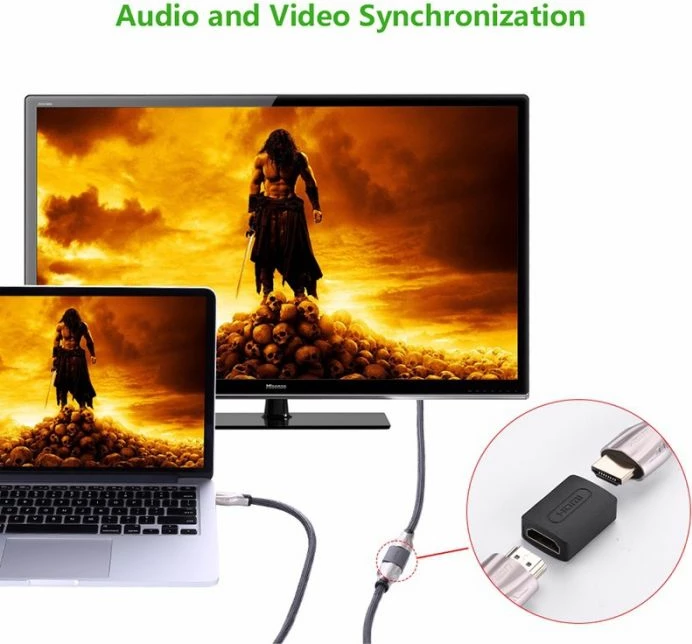 Zgjatues/adapter HDMI Female to Female UGREEN 20107, 2x HDMI Type A (F), konektorë të veshur me ar, i zi, polybag