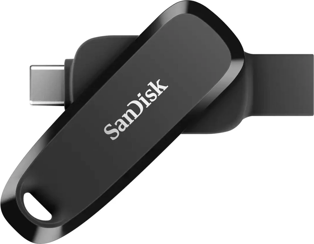USB flash Sandisk SDDDC6-256G-G46, 256GB, USB Type-C, 3.2 Gen 1, e zezë